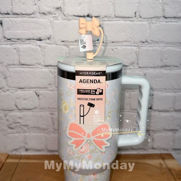 Hydragear Floral Bow Tumbler 40oz - Picture 3 of 3